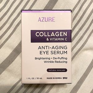 Azure Collagen & Vitamin c anti aging eye serum. Still sealed never been used!